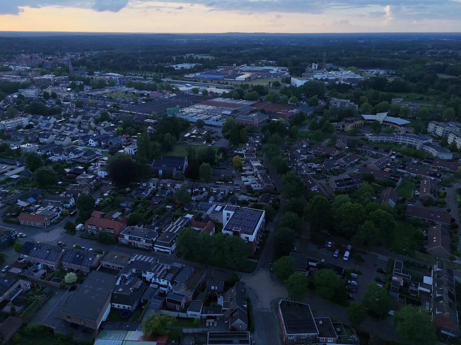 Nijverdal vanuit de lucht
