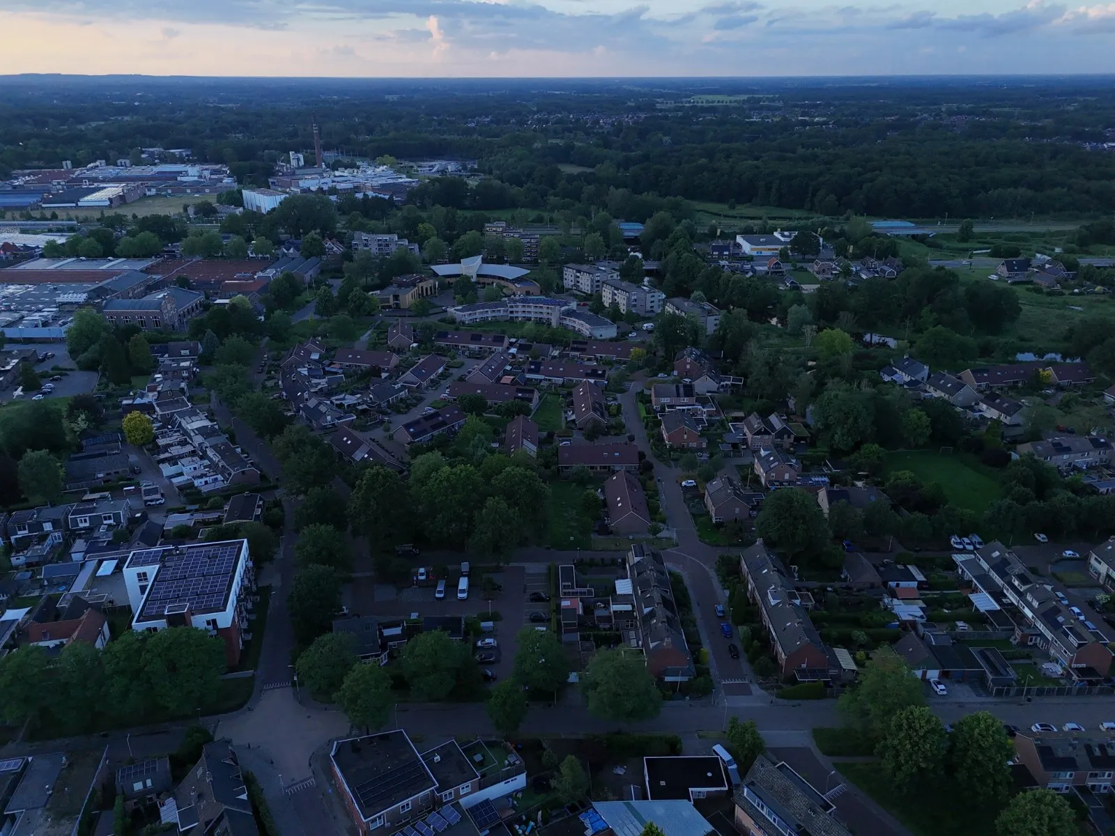 Nijverdal vanuit de lucht