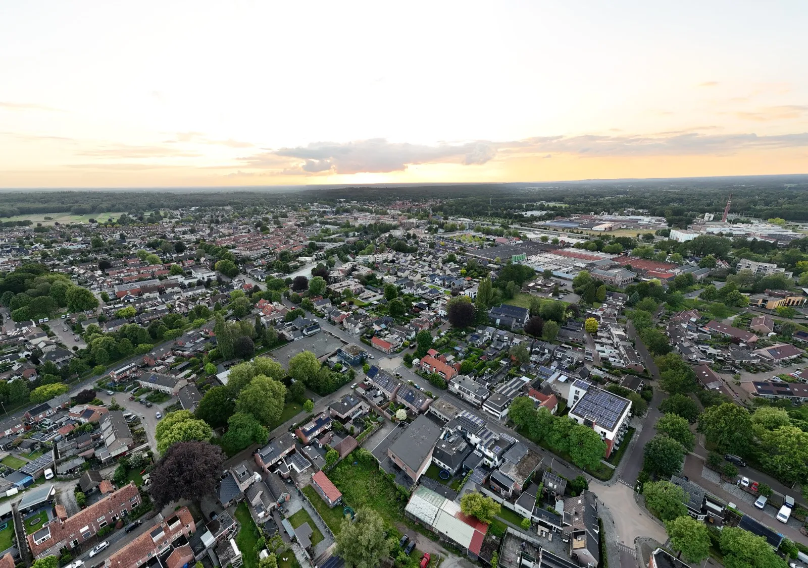 Nijverdal vanuit de lucht