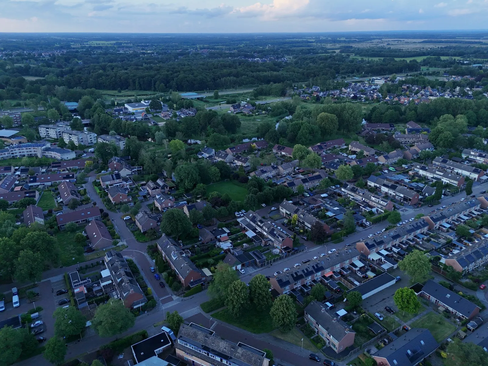 Nijverdal vanuit de lucht