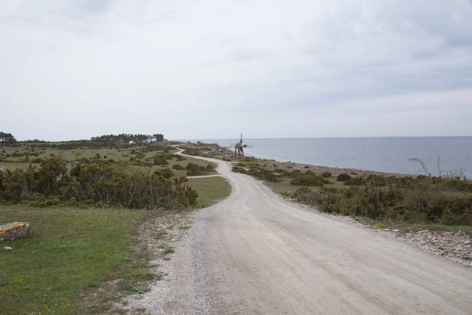 Weg langs de westkust